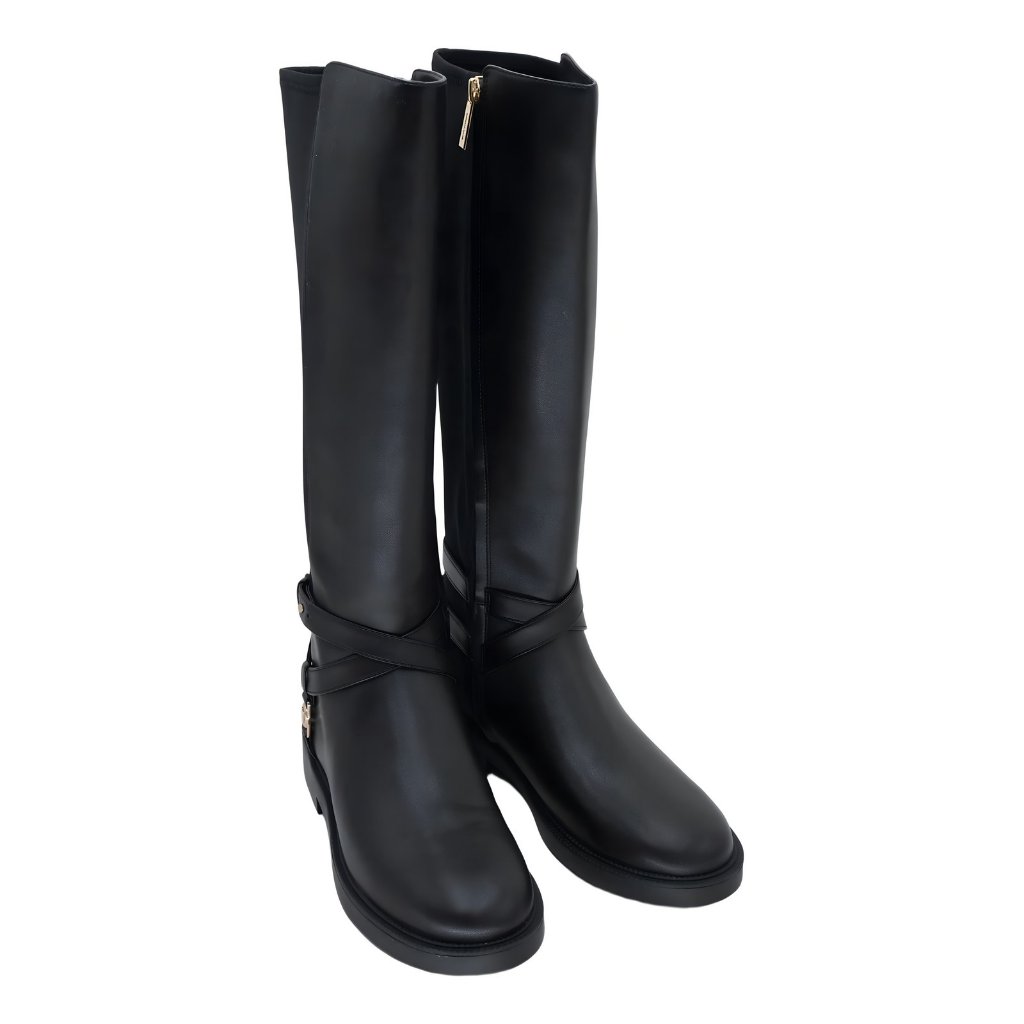 Michael Kors Mandy Knee High Riding Boots Black 7.5m